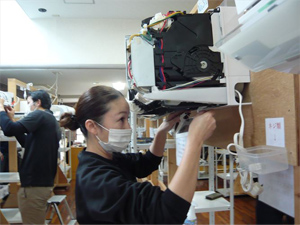 日本エアコンクリーニング協会　第644回技術研修会の様子