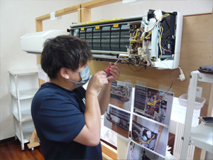 日本エアコンクリーニング協会　第664回技術研修会の様子