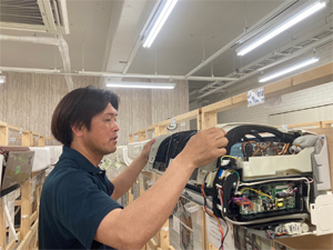 日本エアコンクリーニング協会福岡教室　第55回技術研修会の様子